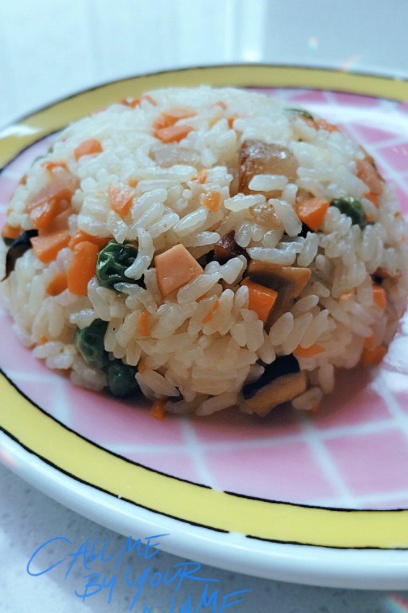 豌豆咸肉糯米饭