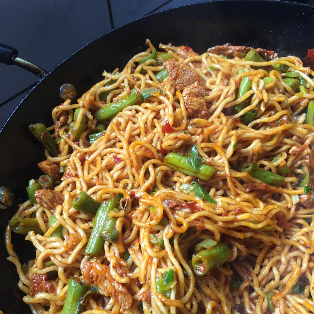 6335_myfw做的蒸面(四季豆焖面)