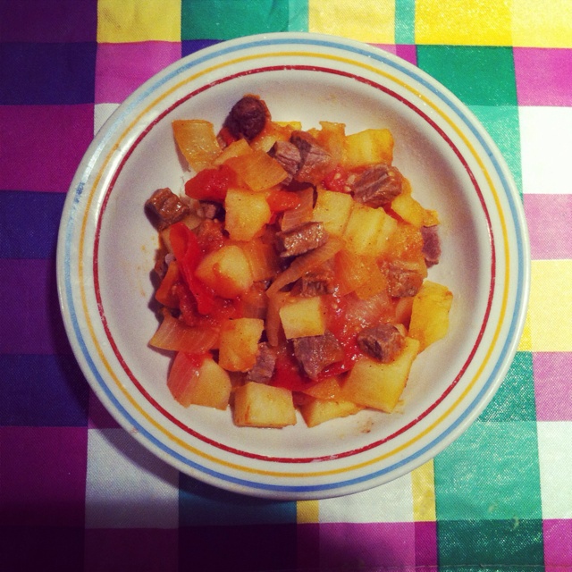 番茄炖牛肉