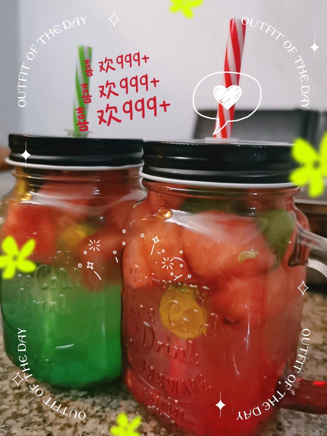 一眼就爱上的高颜值水果茶