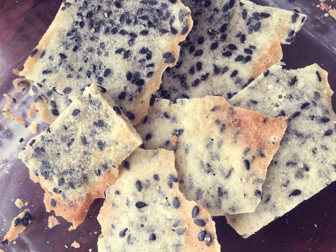 蛋白芝麻薄脆饼干（失败率低的做法）