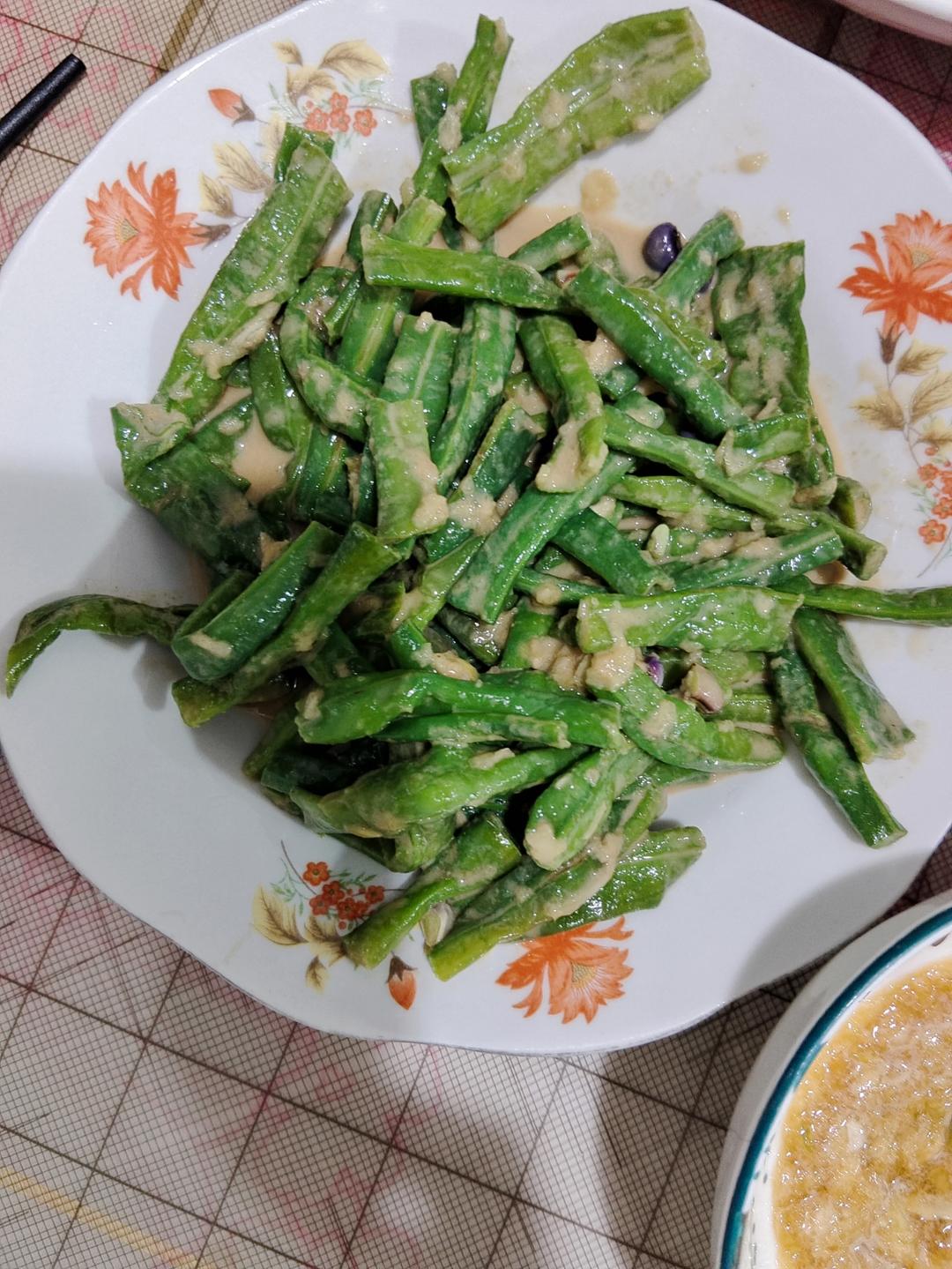 麻汁豆角