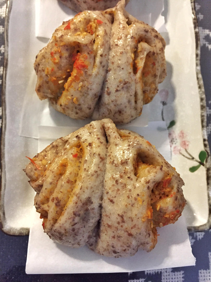 彩色花卷的8种捏法