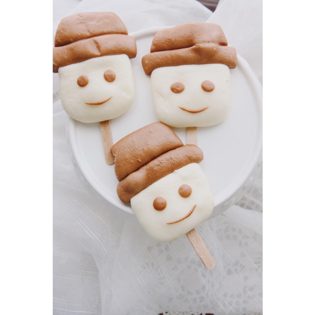 风一样的女侠做的娃娃头雪糕馒头