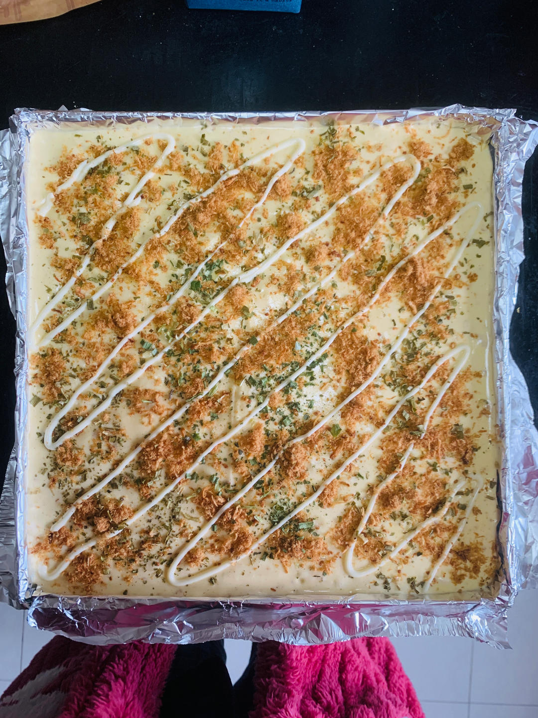 香葱肉松蛋糕