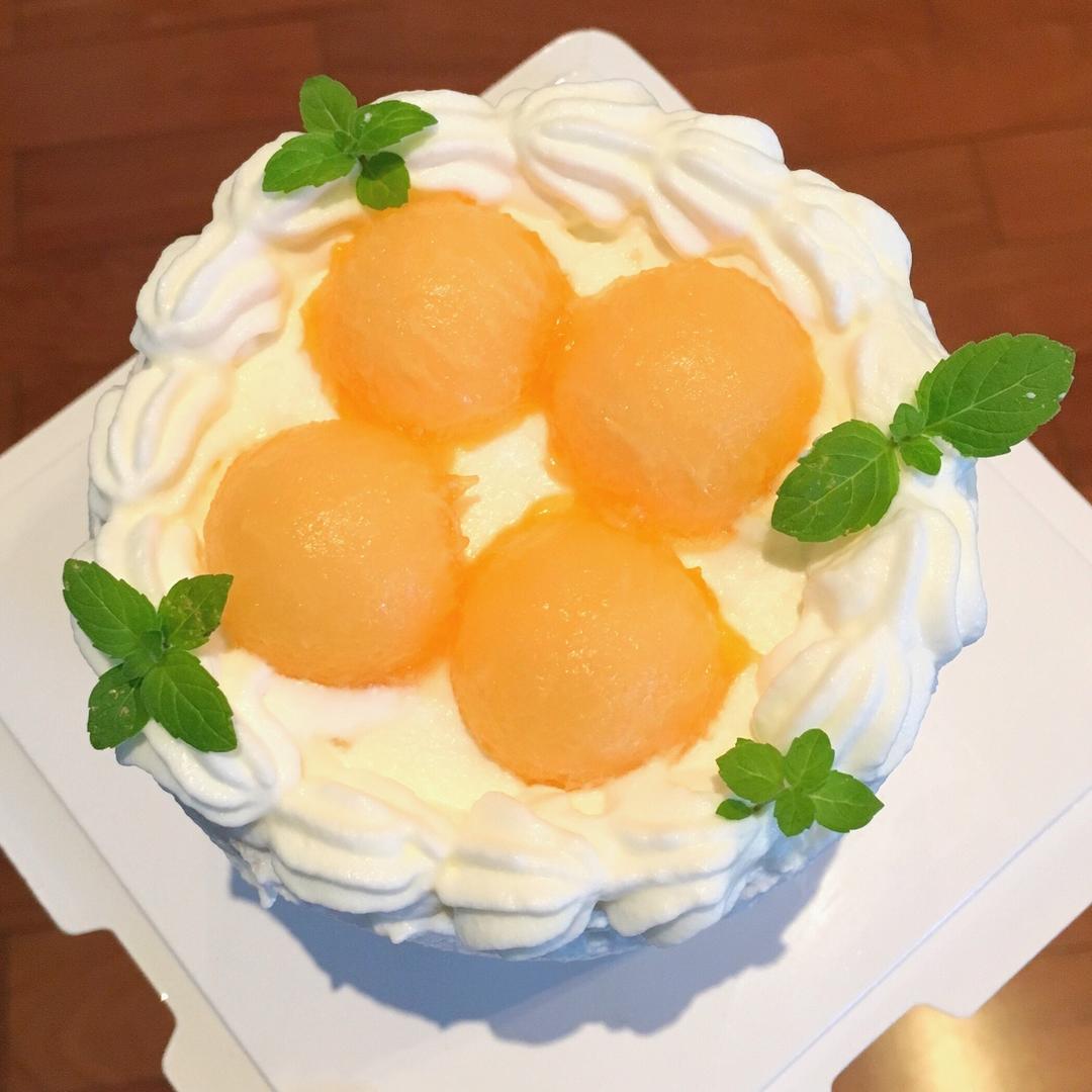 【福田淳子】哈密瓜鲜奶油蛋糕