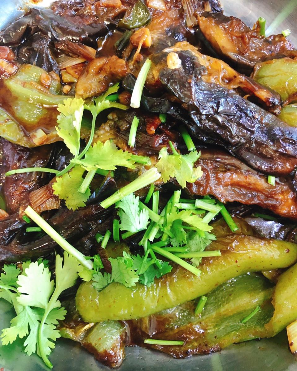 酱茄子辣椒（东北菜）