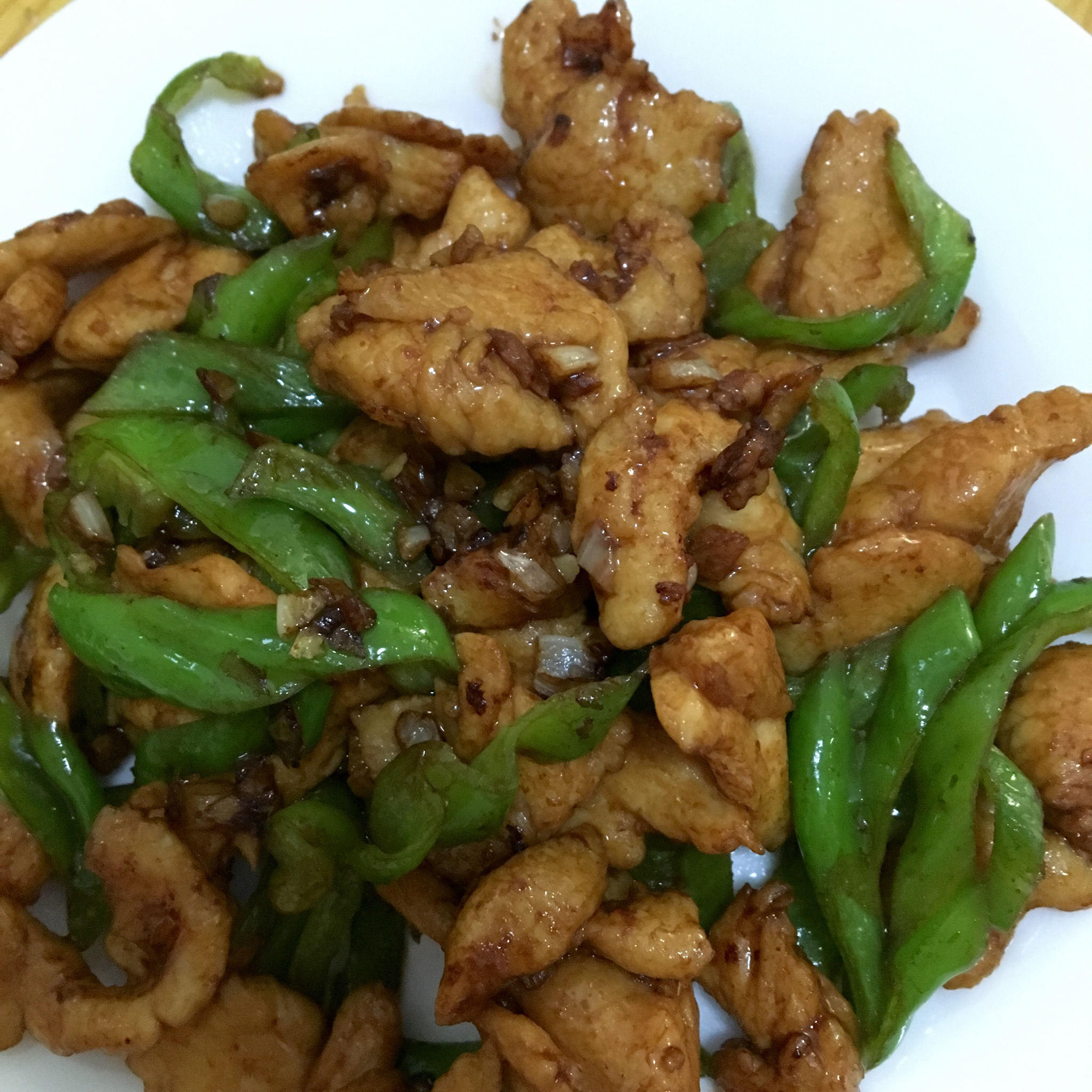 鸡肉青椒丝儿