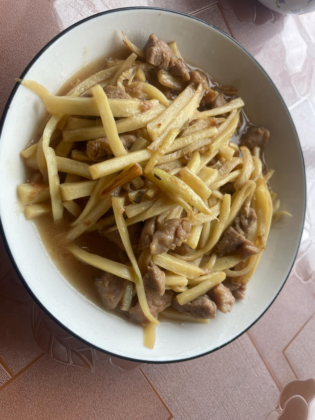 茭白肉丝