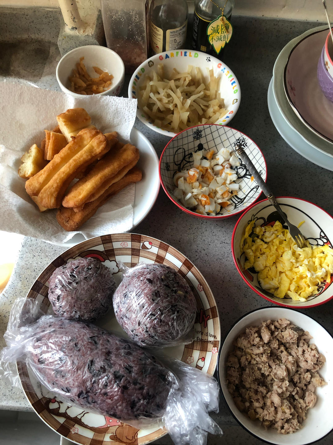 【紫米粢饭团】糯米包油条是什么奇妙组合❓