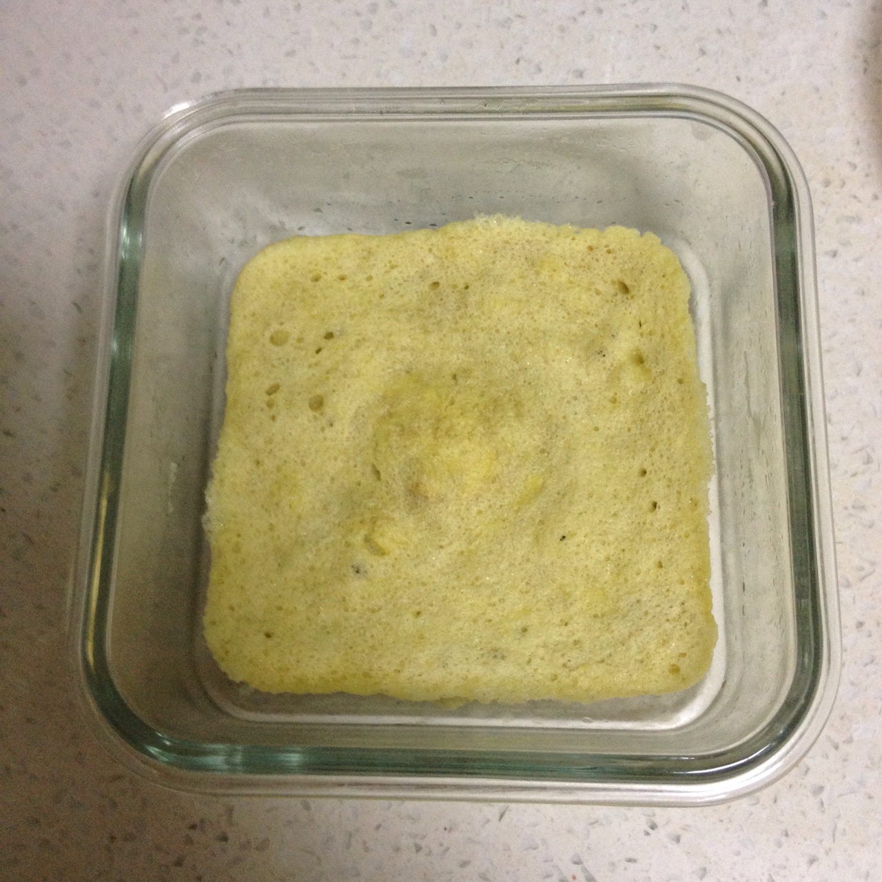 微波炉香蕉蛋糕