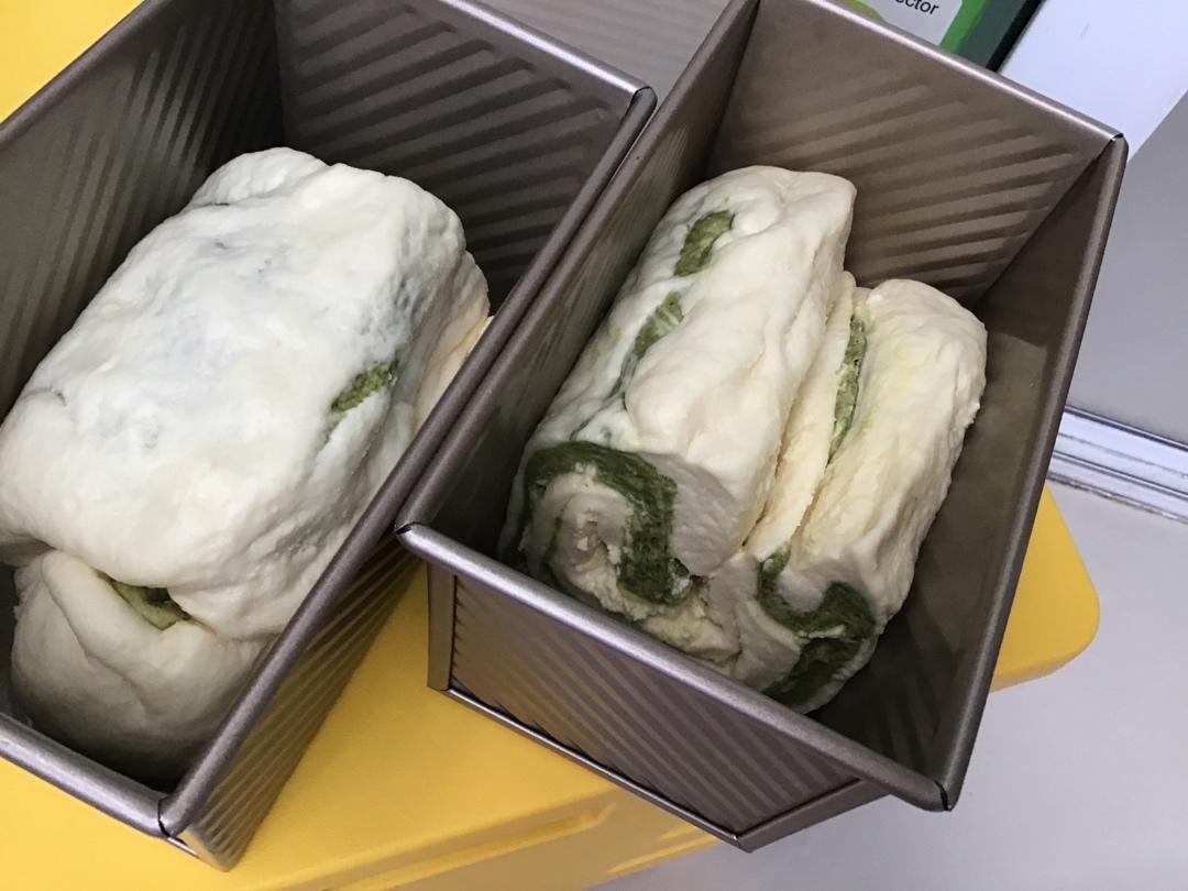 每一口都能吃到奶酪的抹茶大理石吐司