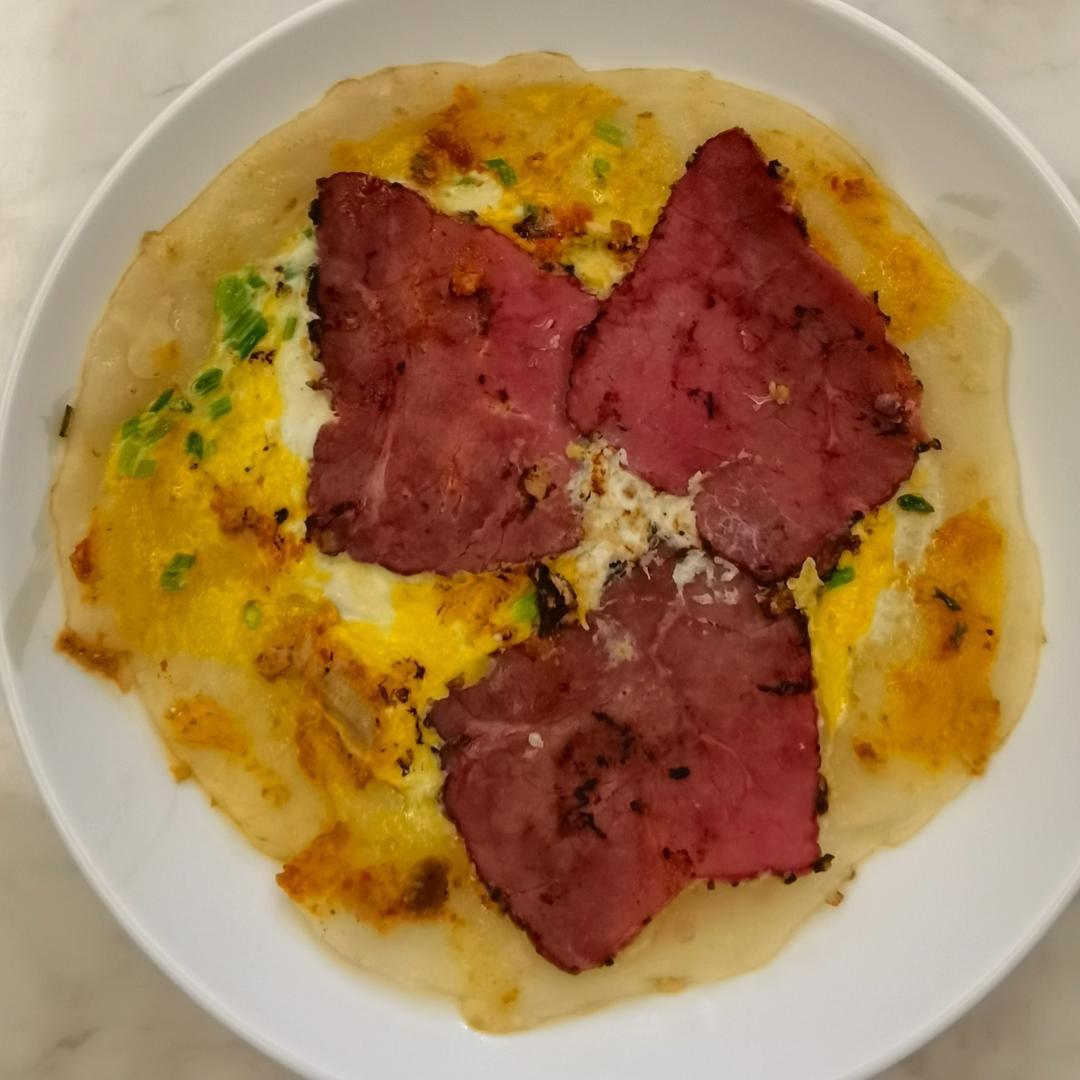培根鸡蛋饼