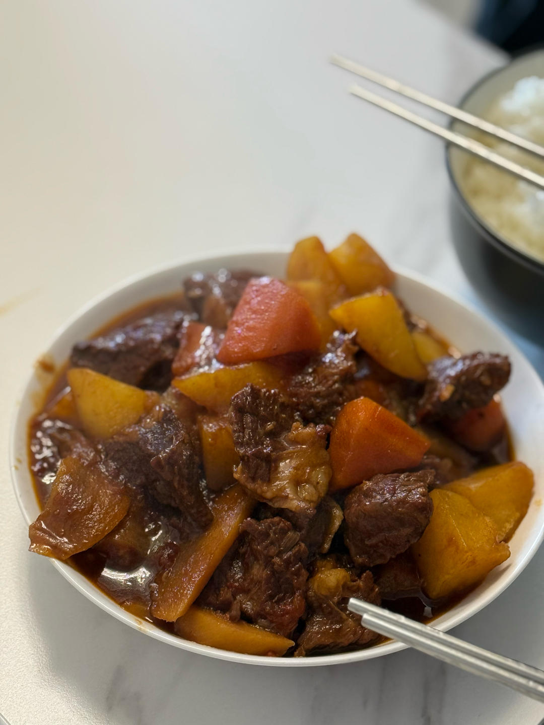 番茄土豆炖牛腩