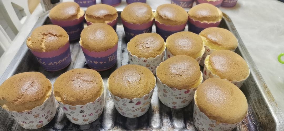 纸杯蛋糕 8寸戚风蛋糕的量