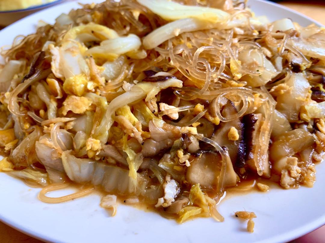 大白菜炒粉丝