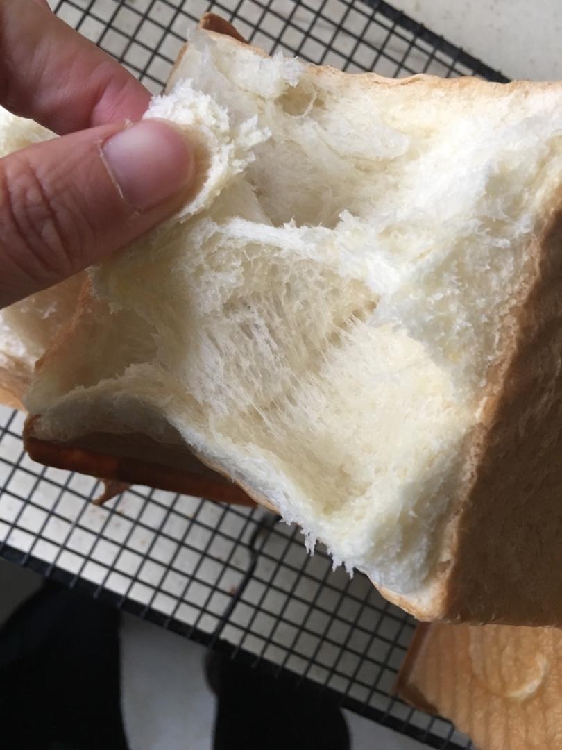 夺命软吐司(๑´ڡ`๑)超软拉丝极速方便的一次发酵吐司