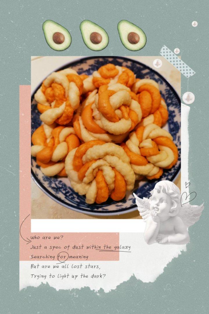 天然果蔬汁彩色棒棒糖馒头