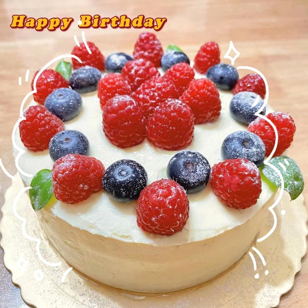 6寸六寸戚风蛋糕，不会失败的方子。哈哈哈