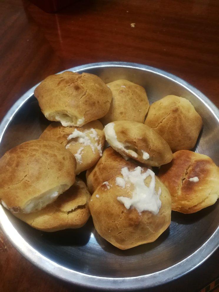 简单易成功的奶油小泡芙做法