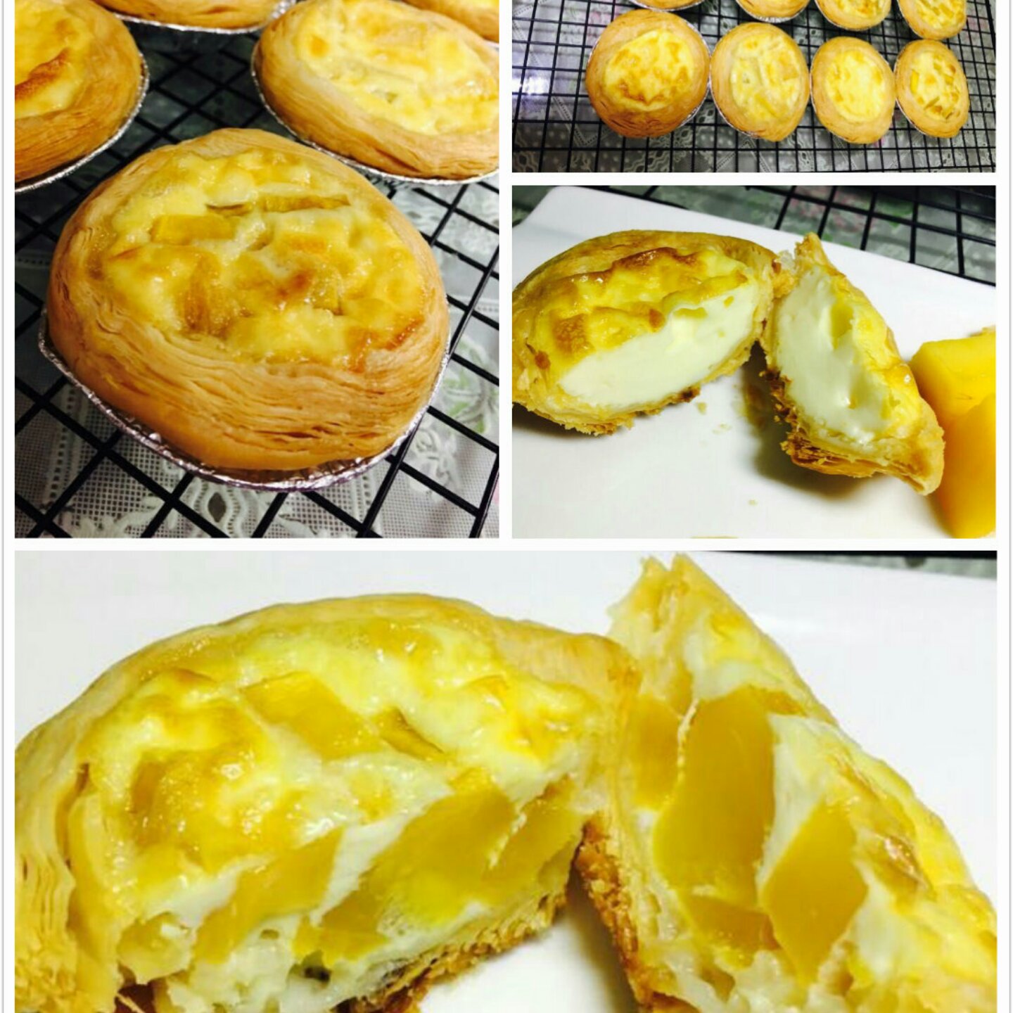 超完美味道超正的蛋挞配方，比KFC的还要嫩还要香~做过最好吃的蛋挞配方