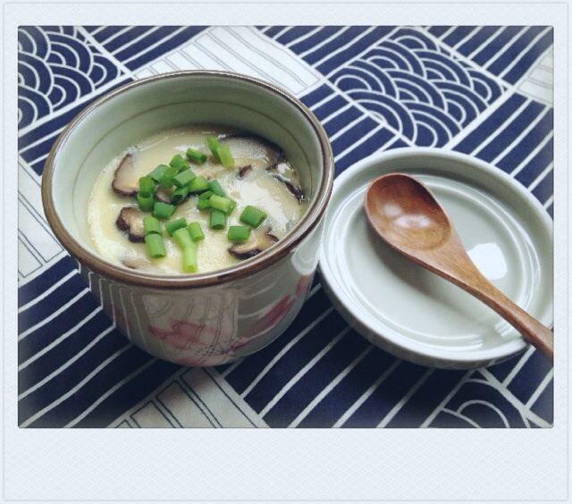 日式香菇蒸蛋