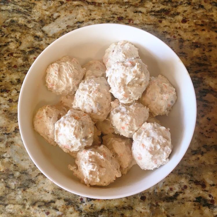 超！香蒸，有鲜鸡汁！香菇鸡胸肉丸子🍄