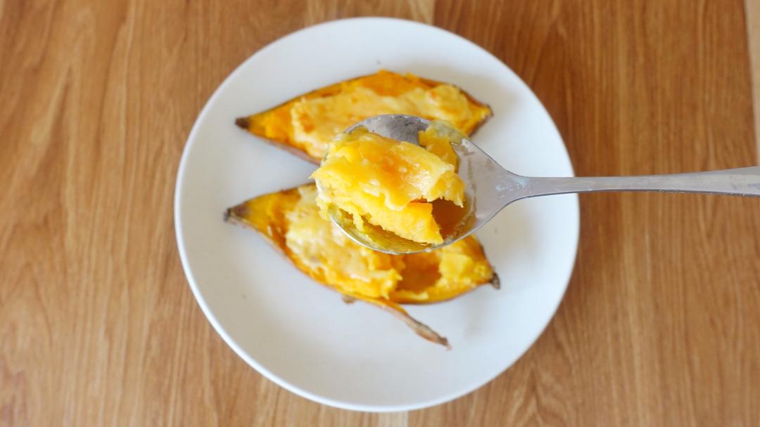 软绵又金灿灿的芝士焗红薯（芝士片版）的做法