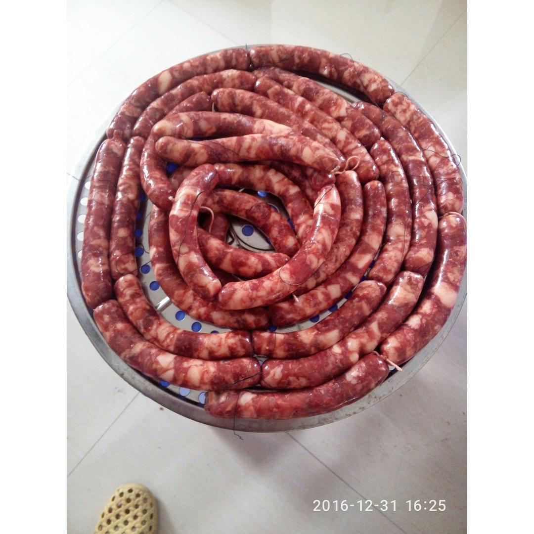 自制广味腊肠