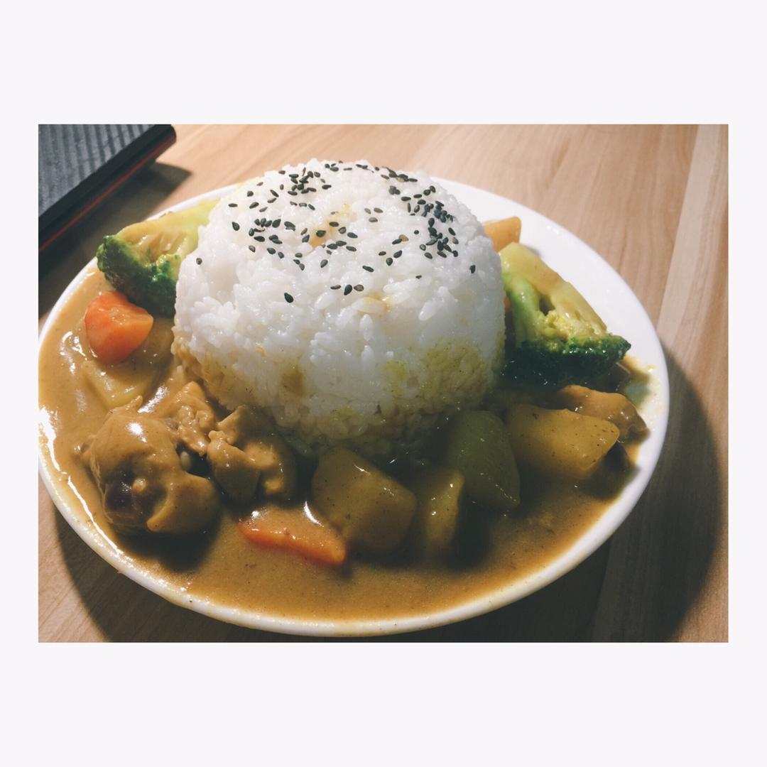 咖喱鸡饭