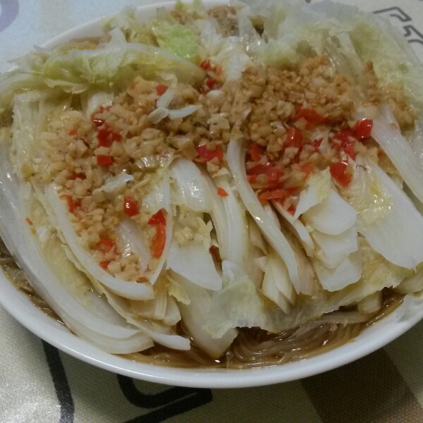 蒜蓉粉丝娃娃菜