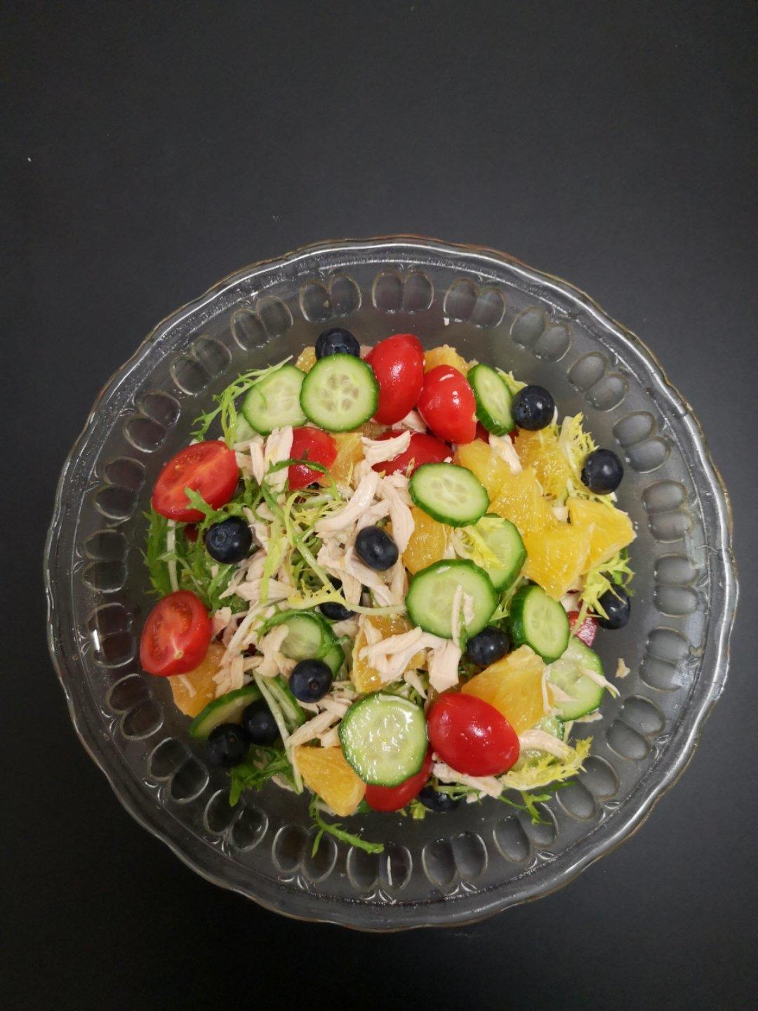 意式鸡肉橙柚沙拉