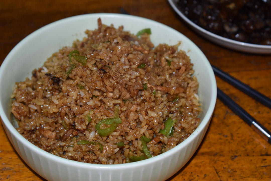 尖椒（青椒）肉丝炒饭