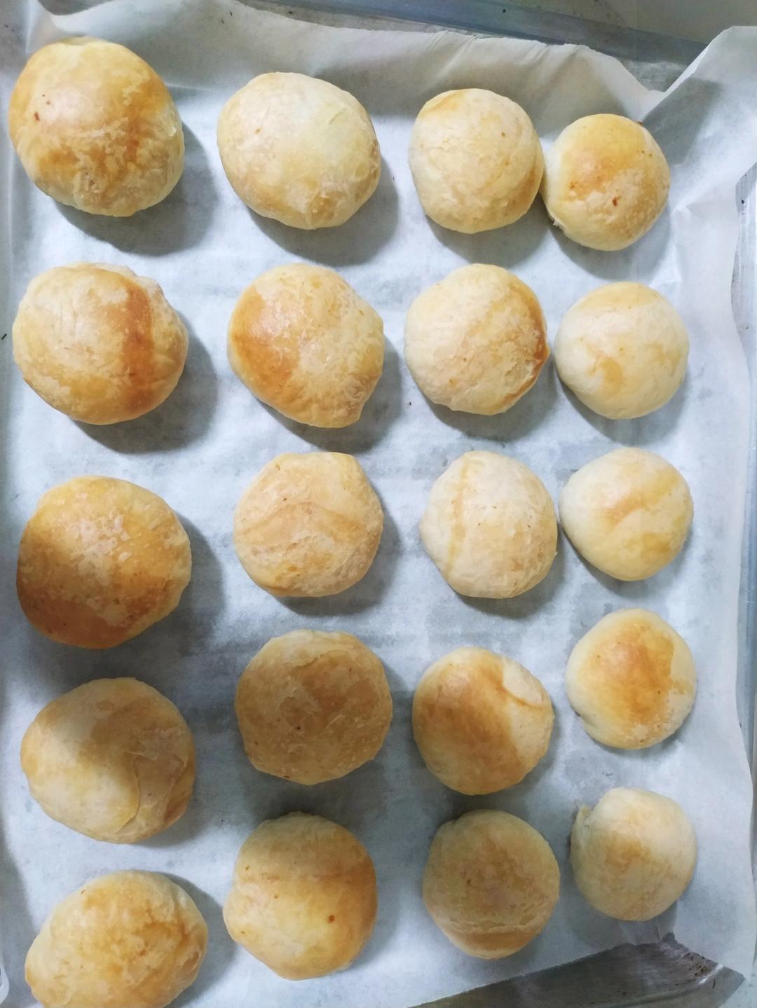 绿豆饼（玉米油版）不用烤箱也可以做绿豆饼哦