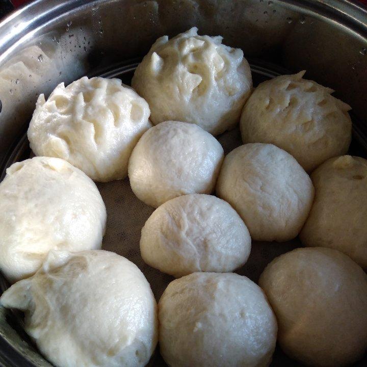 自制无油奶黄包