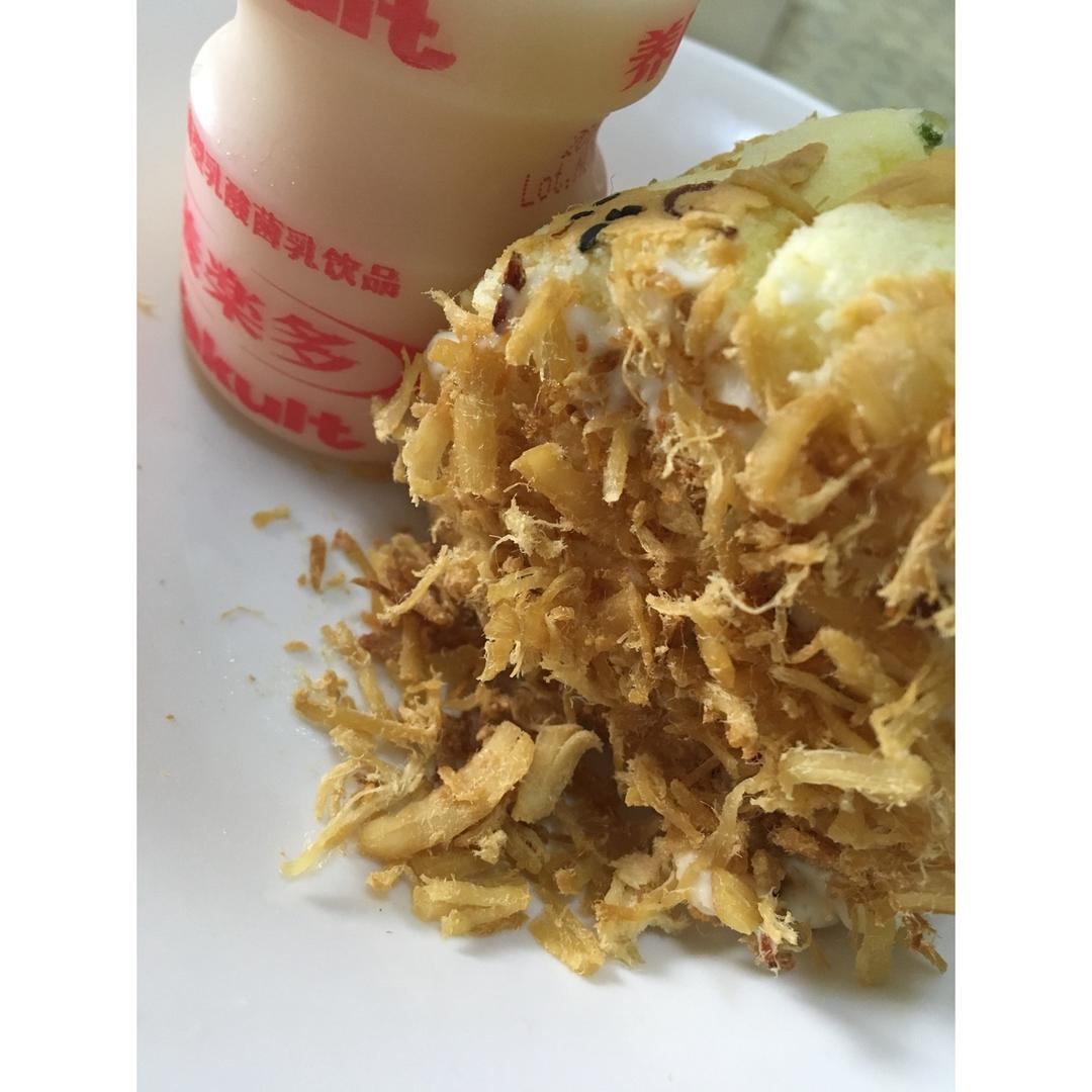 香葱肉松蛋糕卷