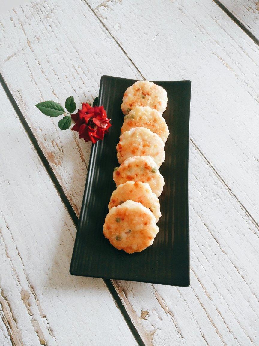 兰花草v做的美味鲜虾饼