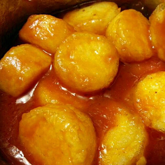 番茄酱煎日本豆腐