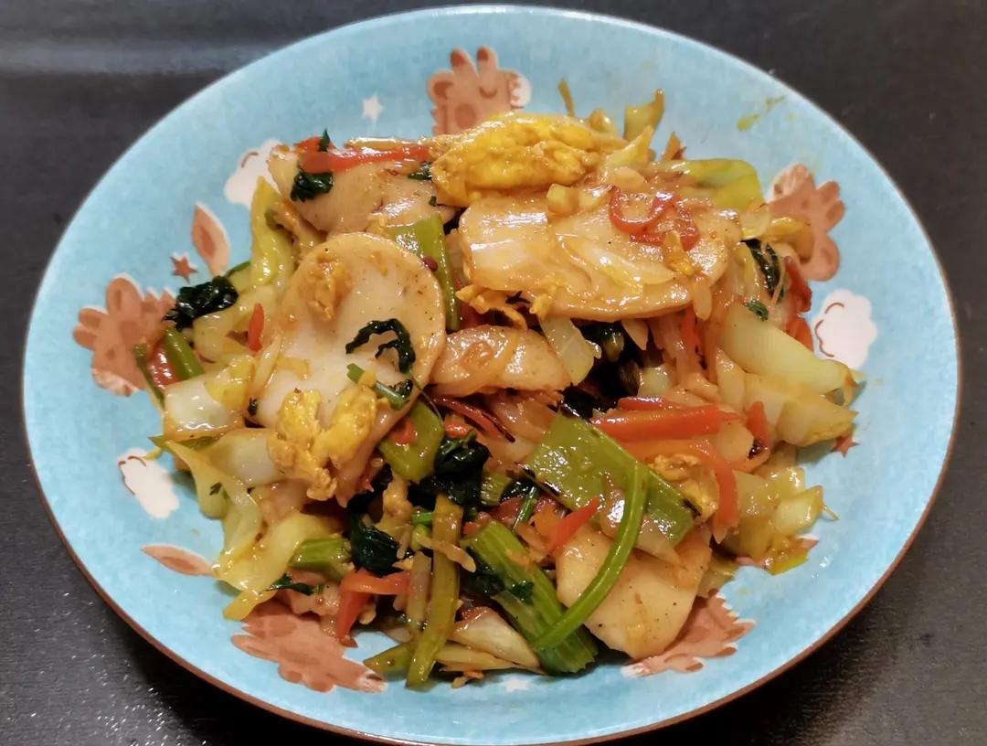 杂菜炒年糕