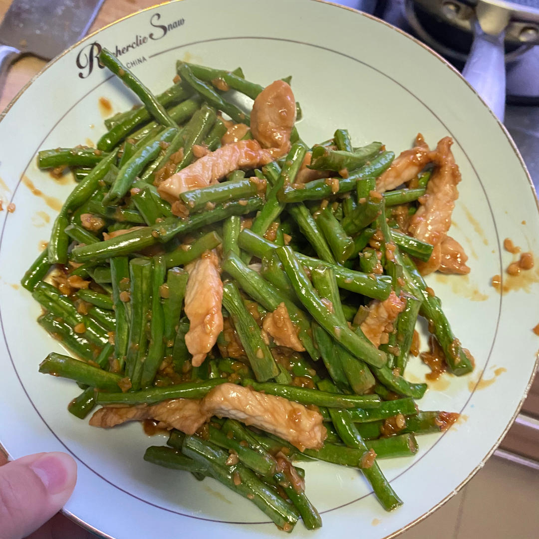 清炒豇豆角