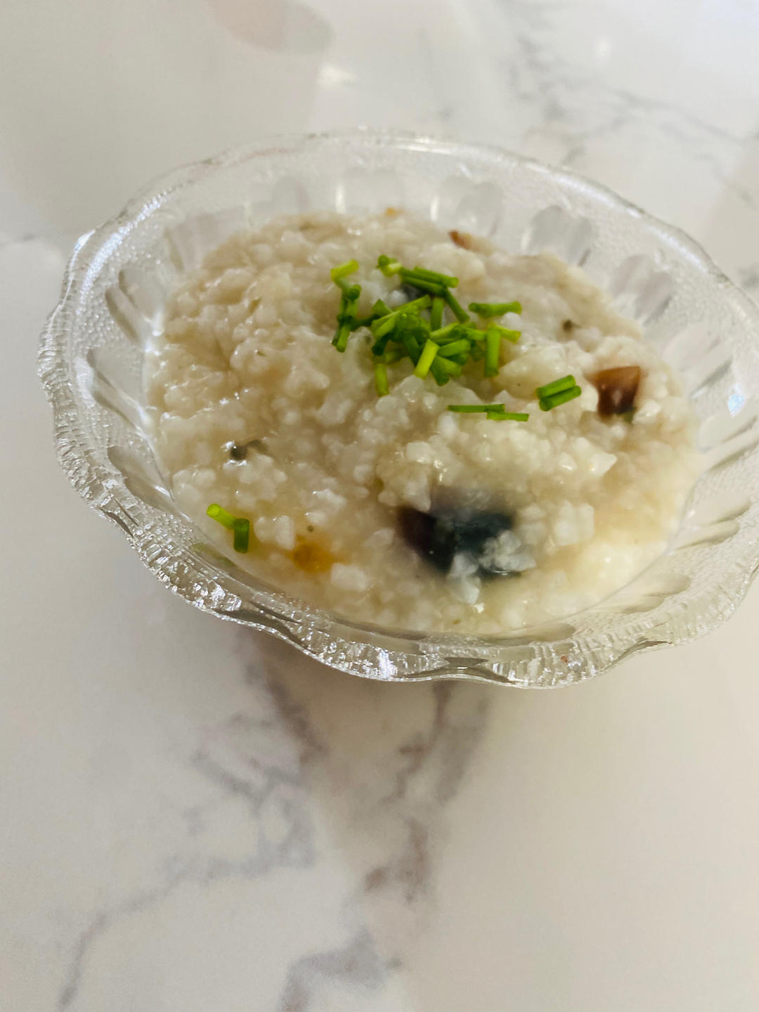 皮蛋瘦肉燕麦粥