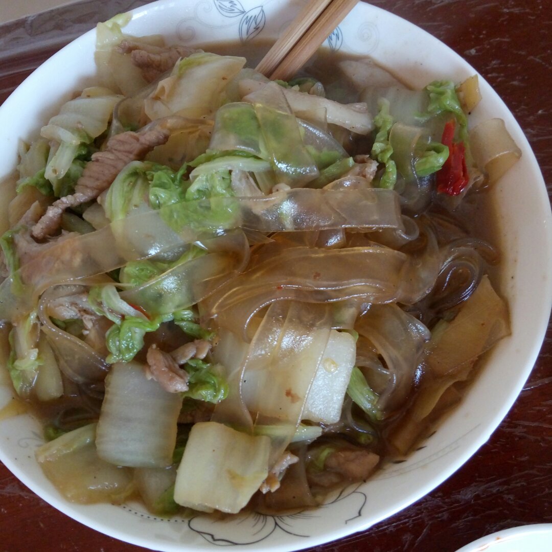 白菜炖粉条