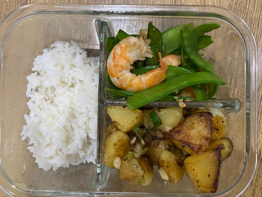 核桃荷兰豆炒虾仁