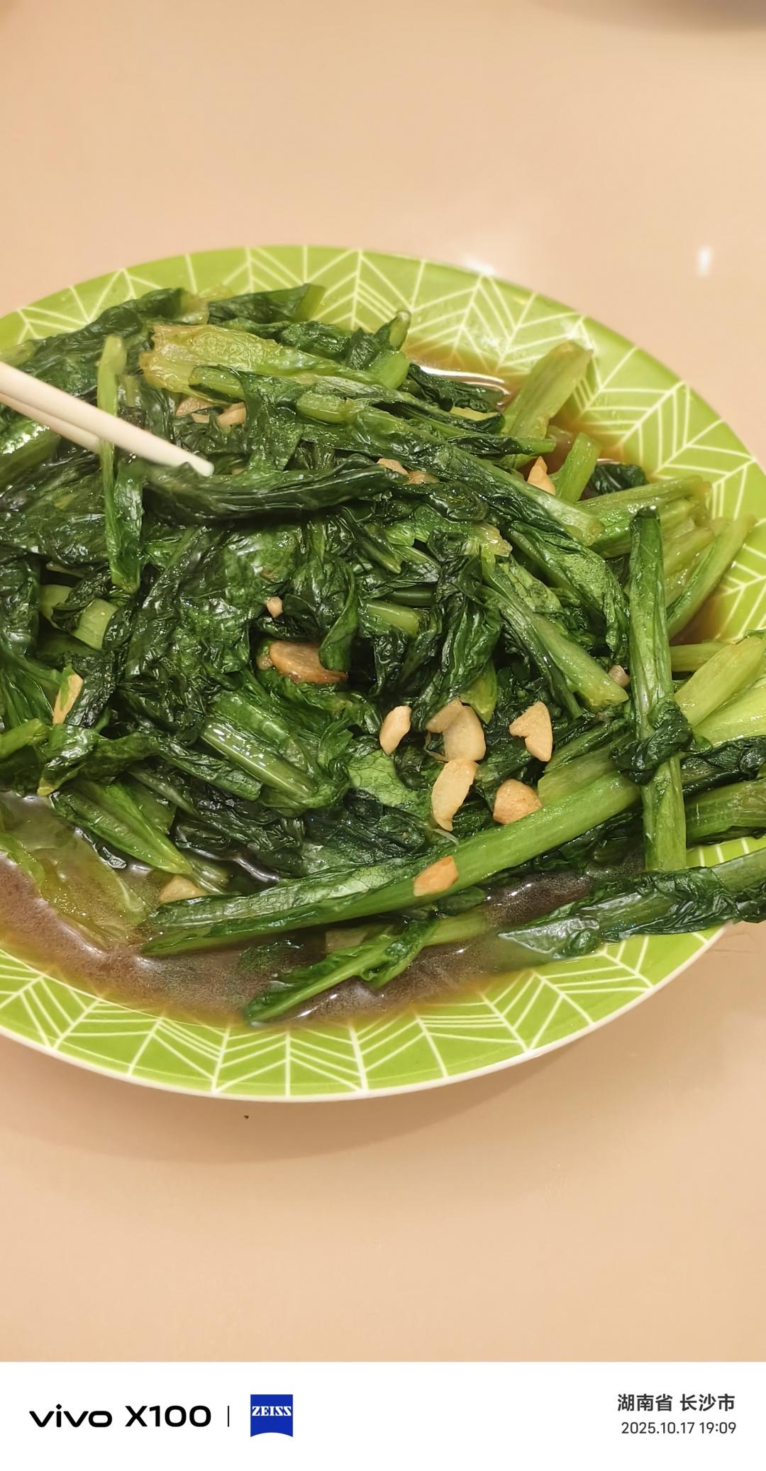 1分钟学会小炒油麦菜｜轻食素菜