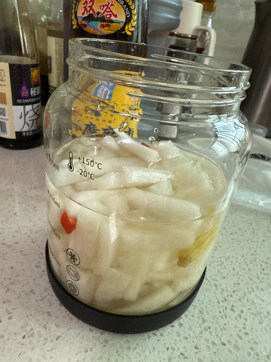 清爽解腻的泡萝卜条