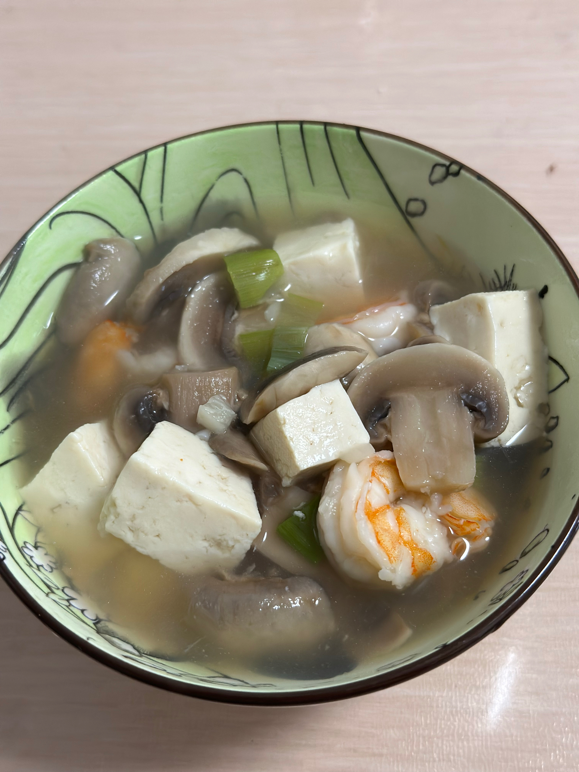 「鲜」口蘑豆腐快手暖汤