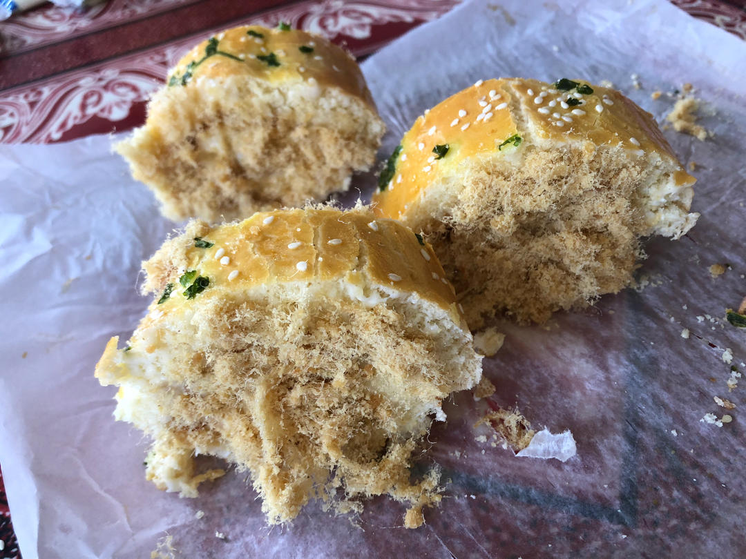 ❤️肉松面包卷❤️