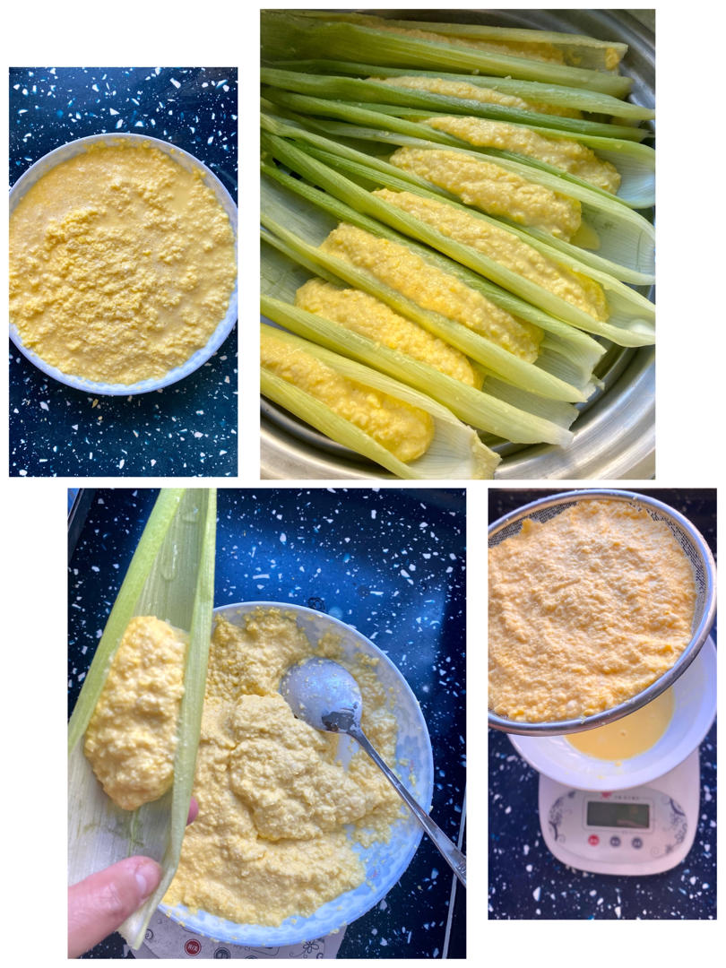 蒸玉米饼