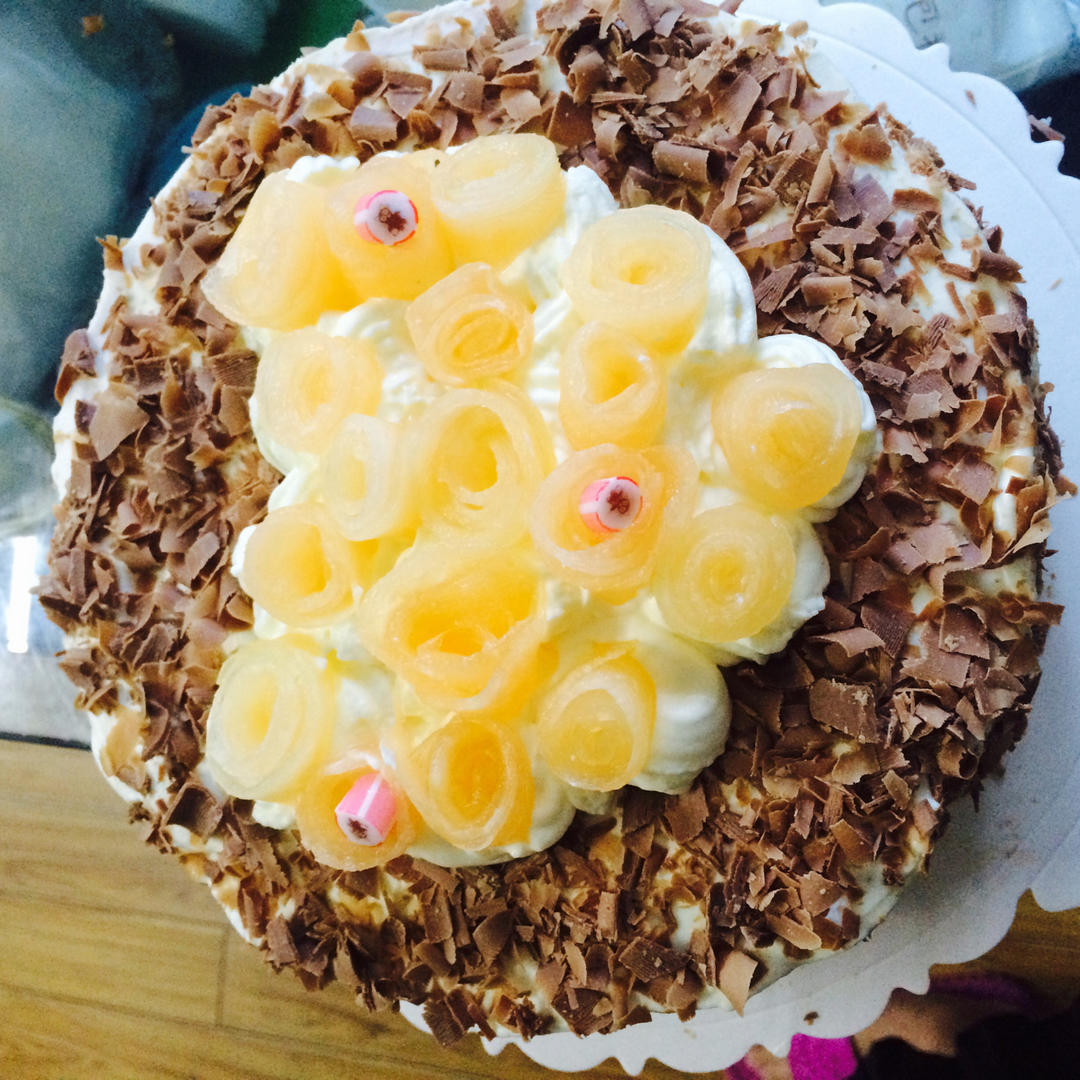 简单好做的8寸戚风蛋糕