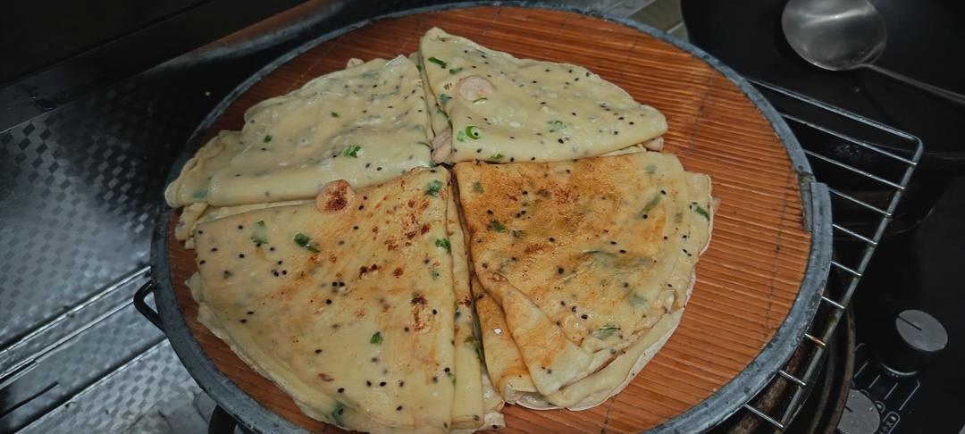 简单快手蔬菜鸡蛋煎饼